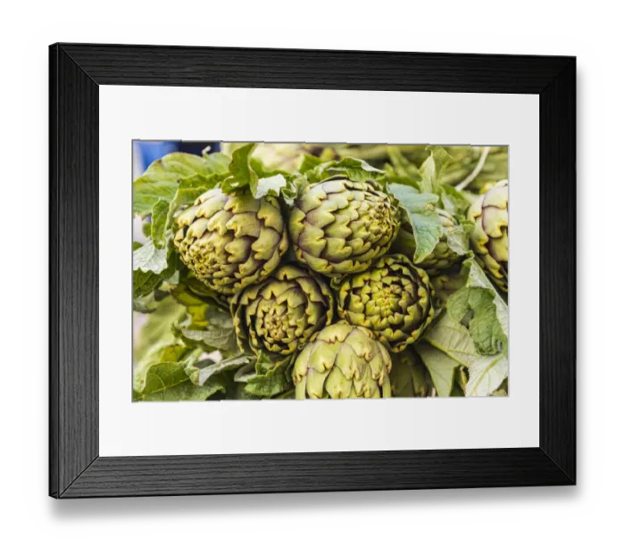Framed Print : Italy, Sicily, Trapani Province, Trapani. Artichokes for sale at the market in Trapani Framed Print : Italy, Sicily, Trapani Province, Trapani. Artichokes for sale at the market in Trapani