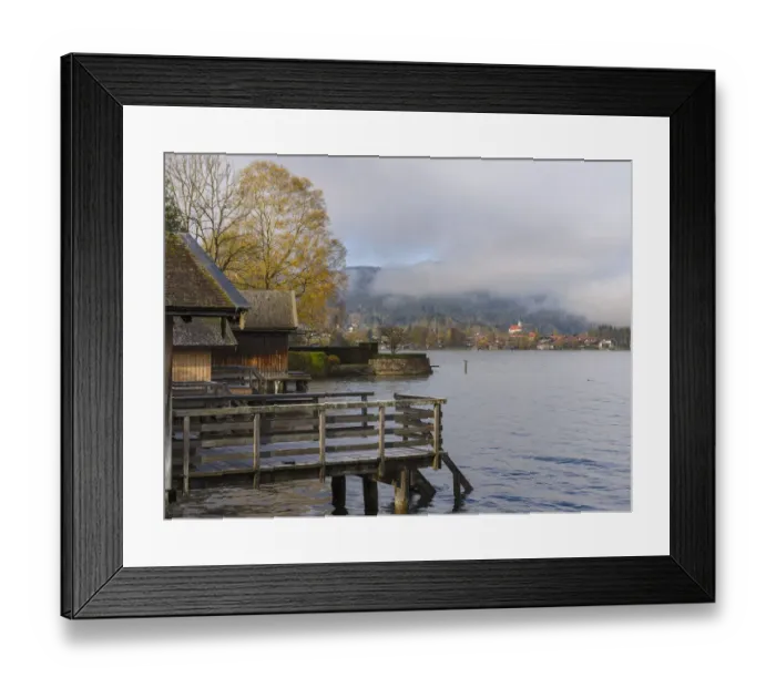 Framed Print : View towards Bad Wiessee. Lake Tegernsee near village Rottach Egern in the Bavarian Alps Framed Print : View towards Bad Wiessee. Lake Tegernsee near village Rottach Egern in the Bavarian Alps