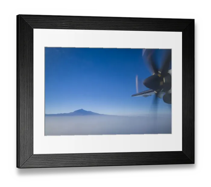 Framed Print : Spain, Canary Islands, Tenerife Island, aerial view of El Teide Mountain Framed Print : Spain, Canary Islands, Tenerife Island, aerial view of El Teide Mountain