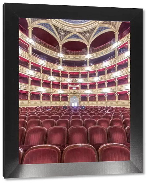 Italy, Trieste, Teatro Verdi Interior