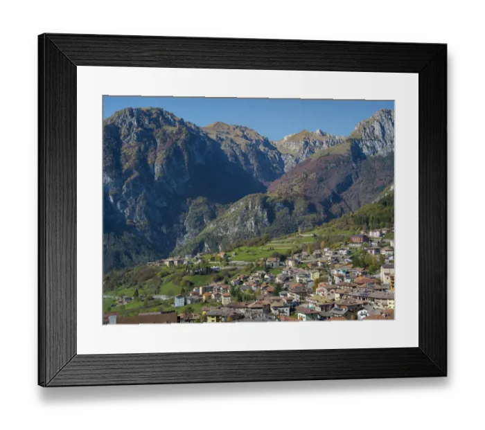 Framed Print : Dolaso, part of San Lorenzo Dorsino in the Dolomiti di Brenta Framed Print : Dolaso, part of San Lorenzo Dorsino in the Dolomiti di Brenta