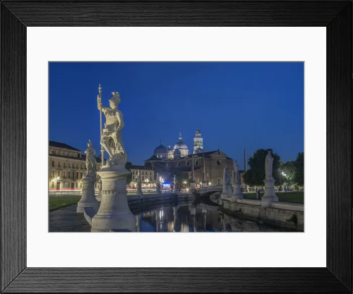Framed Print : Italy, Padua, Prato della Valle, This square is the largest in Italy Framed Print : Italy, Padua, Prato della Valle, This square is the largest in Italy