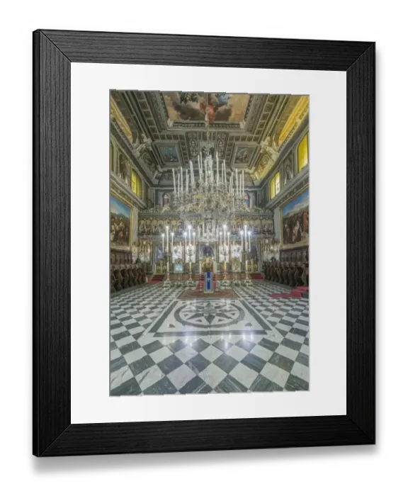 Framed Print : Italy, Trieste, Greek Orthodox Church Interior Framed Print : Italy, Trieste, Greek Orthodox Church Interior