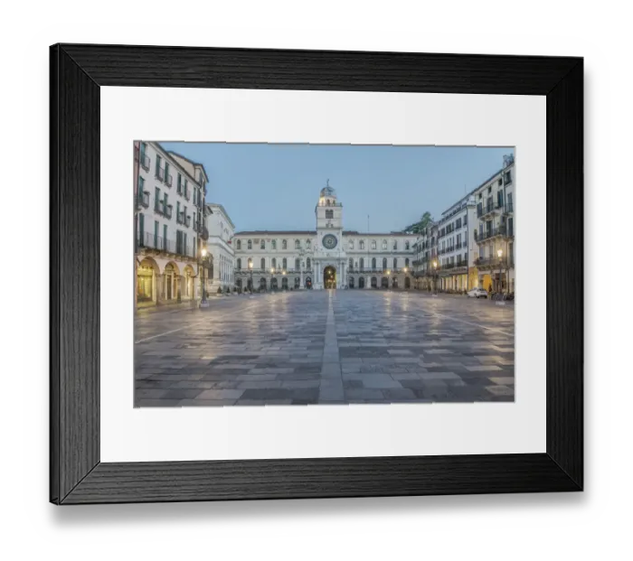 Framed Print : Italy, Padua, Piazza dei Signori
