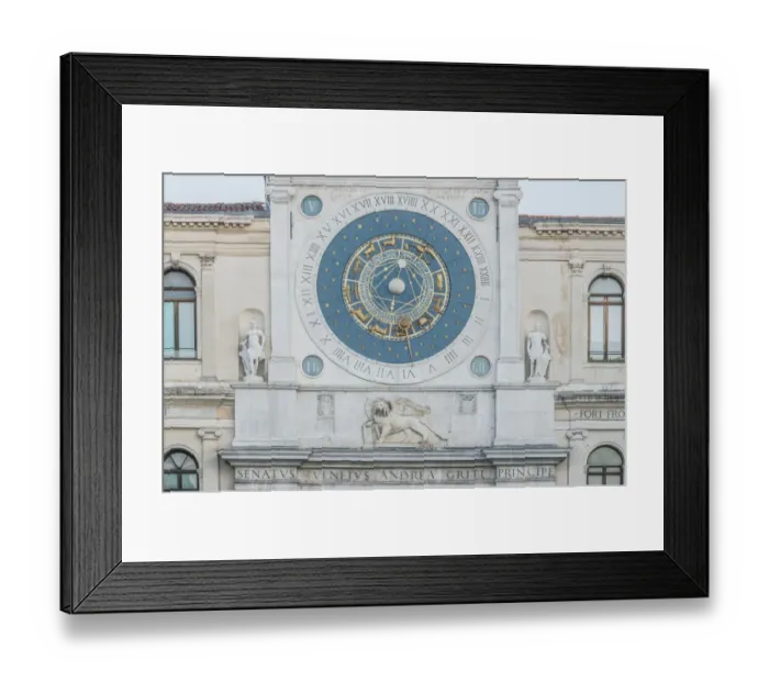 Framed Print : Italy, Padua, Piazza dei Signori, Astronomical Clock Tower (Torre dell Framed Print : Italy, Padua, Piazza dei Signori, Astronomical Clock Tower (Torre dell
