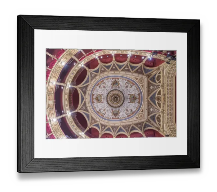 Framed Print : Italy, Trieste, Teatro Verdi Ceiling Framed Print : Italy, Trieste, Teatro Verdi Ceiling