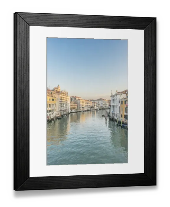 Framed Print : Italy, Venice. Grand Canal from Academia Bridge