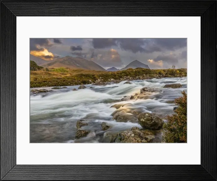 Framed Print : Enchanted Waters of Sligachan Old Bridge. Isle of Skye. Scotland Framed Print : Enchanted Waters of Sligachan Old Bridge. Isle of Skye. Scotland