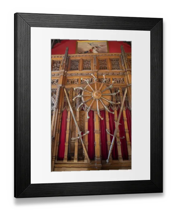 Framed Print : Sword and pistols. Edinburgh Castle, Scotland Framed Print : Sword and pistols. Edinburgh Castle, Scotland