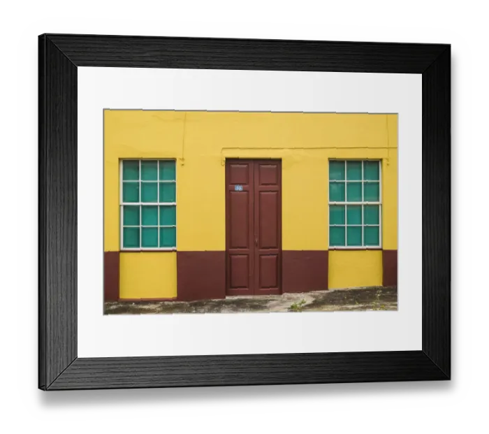 Framed Print : Spain, Canary Islands, La Palma Island, San Andres, village buildings