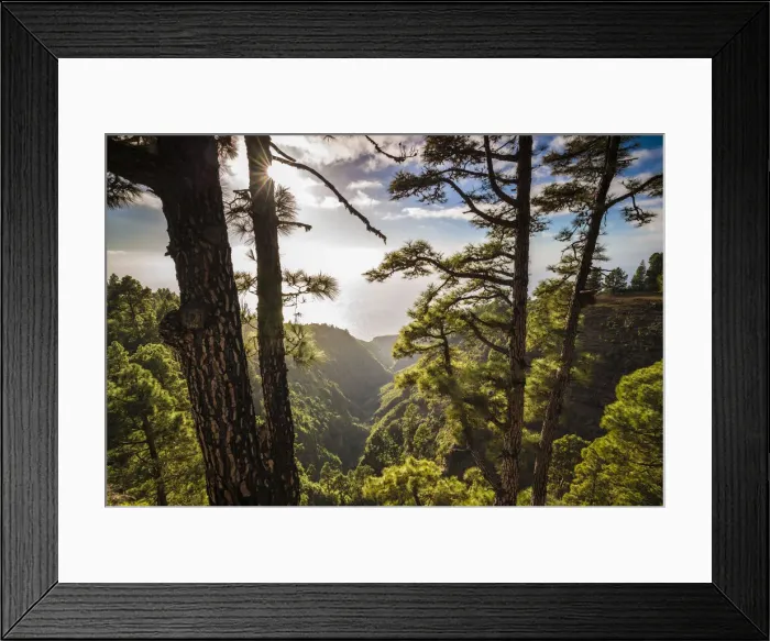 Framed Print : Spain, Canary Islands, La Palma Island, Mirador de Garome, elevated coastal view Framed Print : Spain, Canary Islands, La Palma Island, Mirador de Garome, elevated coastal view