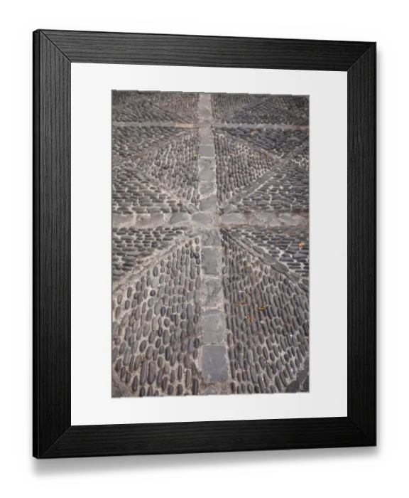 Framed Print : Spain, Canary Islands, La Palma Island, Santa Cruz de la Palma, street stonework detail Framed Print : Spain, Canary Islands, La Palma Island, Santa Cruz de la Palma, street stonework detail
