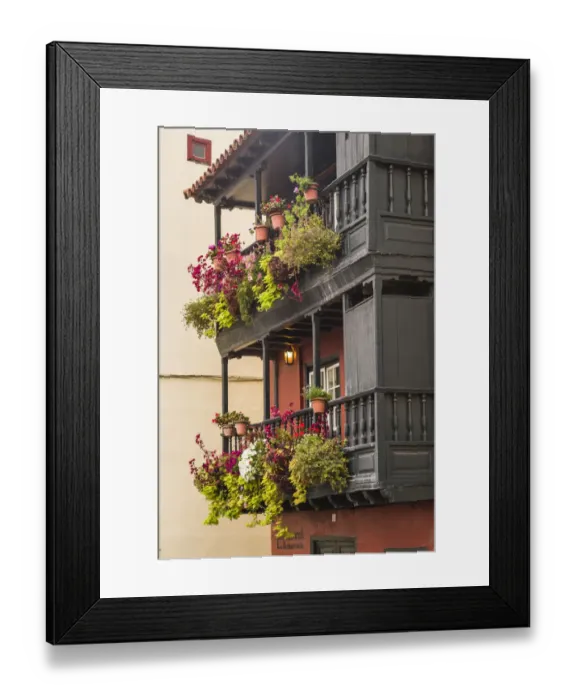 Framed Print : Spain, Canary Islands, La Palma Island, Santa Cruz de la Palma