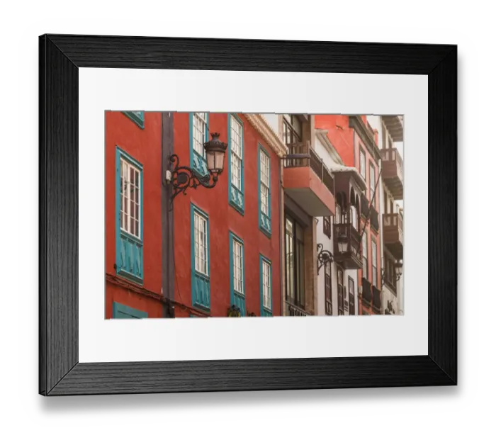 Framed Print : Spain, Canary Islands, La Palma Island, Santa Cruz de la Palma