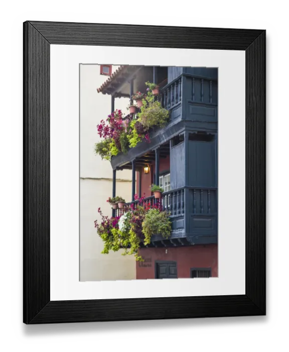 Framed Print : Spain, Canary Islands, La Palma Island, Santa Cruz de la Palma