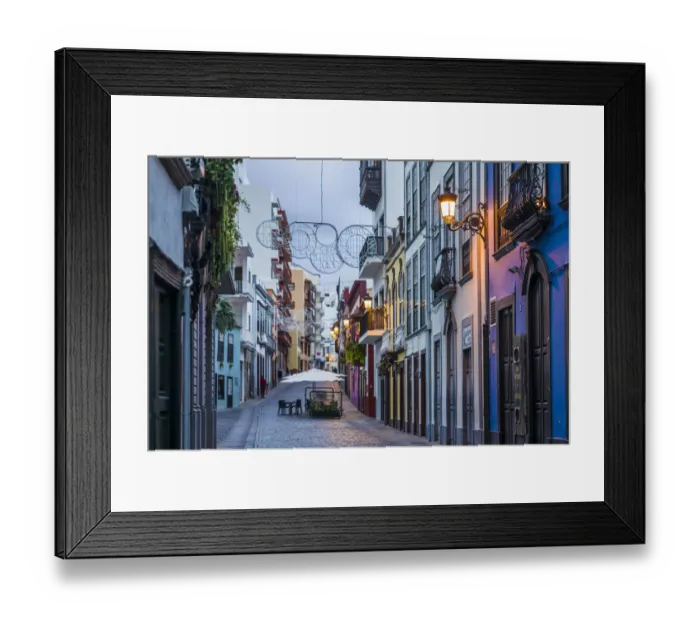 Framed Print : Spain, Canary Islands, La Palma Island, Santa Cruz de la Palma, Calle O Daly Framed Print : Spain, Canary Islands, La Palma Island, Santa Cruz de la Palma, Calle O Daly