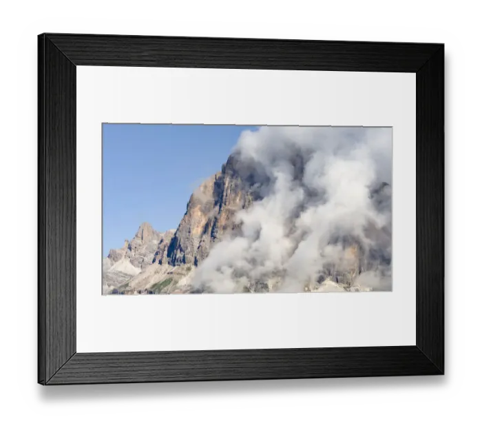 Framed Print : Tofana de Rozes, part of the UNESCO World Heritage Site the Dolomites. Italy