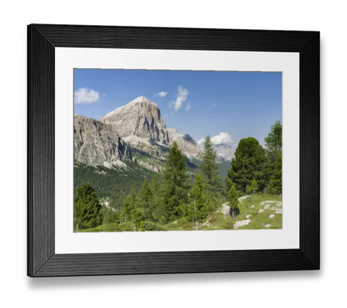 Framed Print : Tofana de Rozes in the Dolomites of Cortina d Ampezzo Framed Print : Tofana de Rozes in the Dolomites of Cortina d Ampezzo