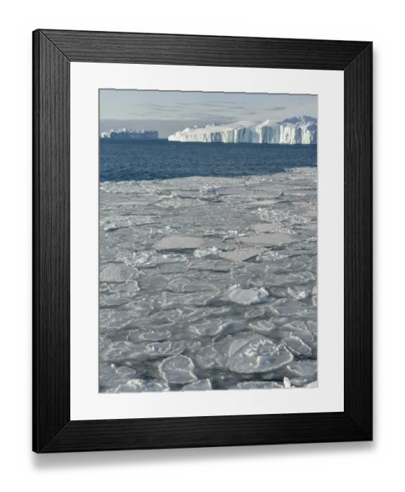 Framed Print : Winter at the Ilulissat Fjord, located in the Disko Bay in West Greenland Framed Print : Winter at the Ilulissat Fjord, located in the Disko Bay in West Greenland