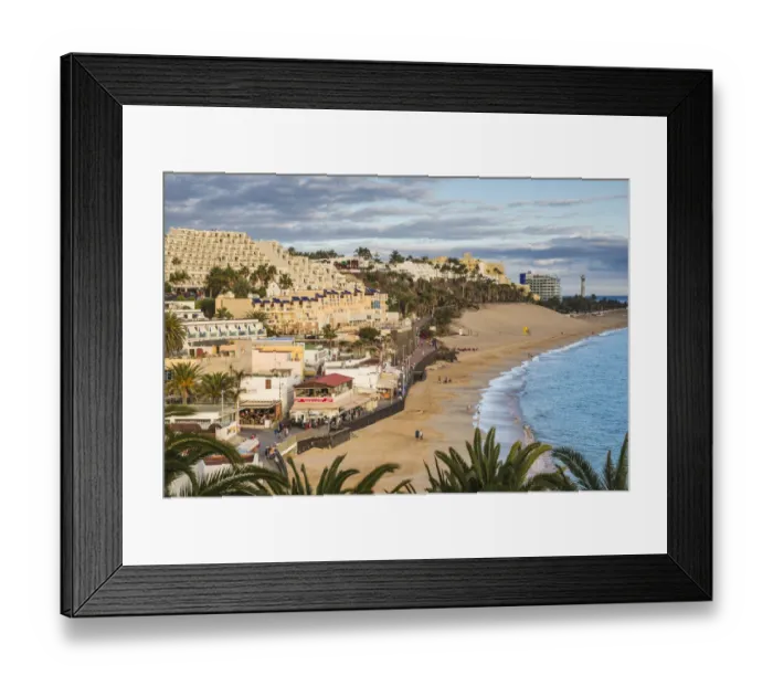 Framed Print : Spain, Canary Islands, Fuerteventura Island, Morro Jable Framed Print : Spain, Canary Islands, Fuerteventura Island, Morro Jable