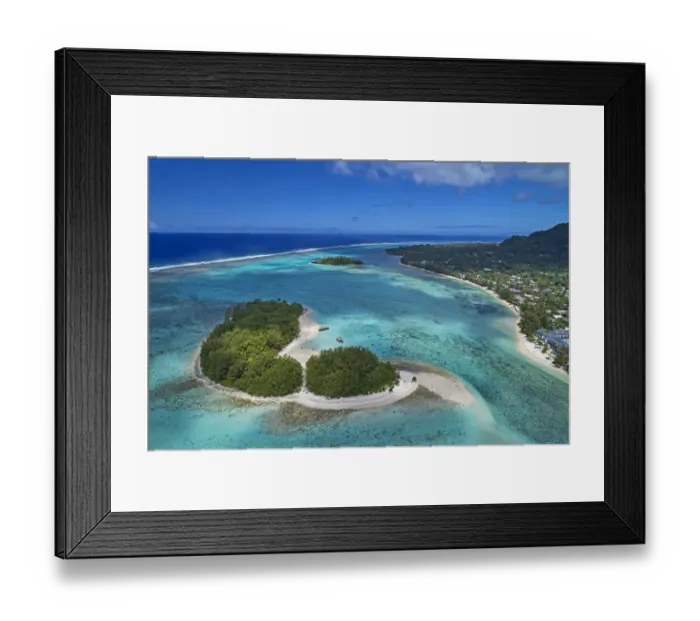 Framed Print : Koromiri Island, Muri Lagoon, Rarotonga, Cook Islands, South Pacific Framed Print : Koromiri Island, Muri Lagoon, Rarotonga, Cook Islands, South Pacific
