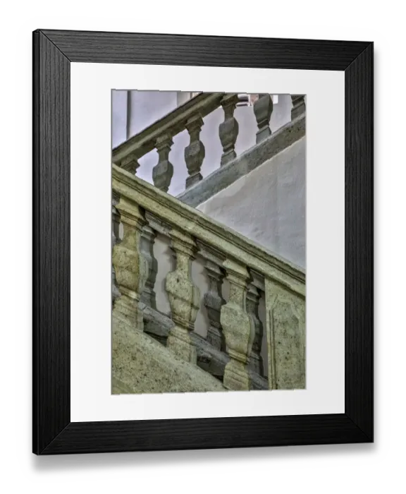 Framed Print : Slovenia, Radovljica. Staircase Framed Print : Slovenia, Radovljica. Staircase