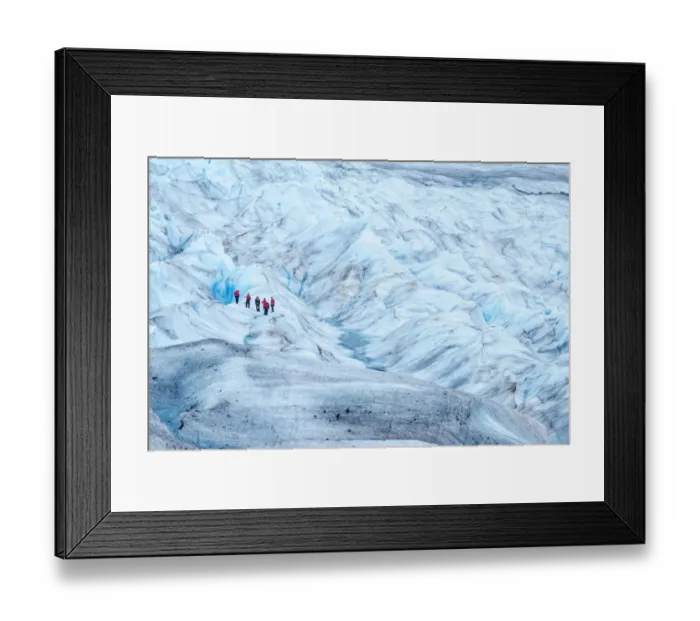 Framed Print : Trekking, Mendenhall Glacier, Juneau, Alaska, USA Framed Print : Trekking, Mendenhall Glacier, Juneau, Alaska, USA