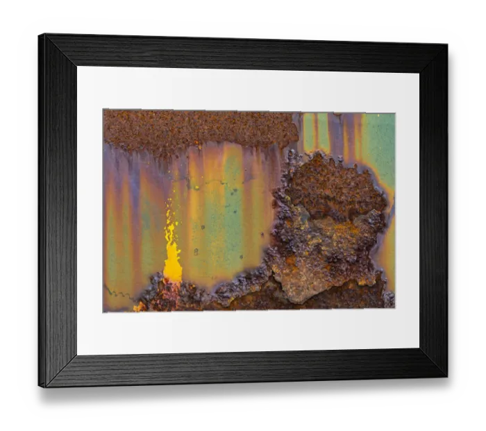 Framed Print : USA, Alaska, Tongass National Forest. Rusted metal from an abandoned gold mine Framed Print : USA, Alaska, Tongass National Forest. Rusted metal from an abandoned gold mine