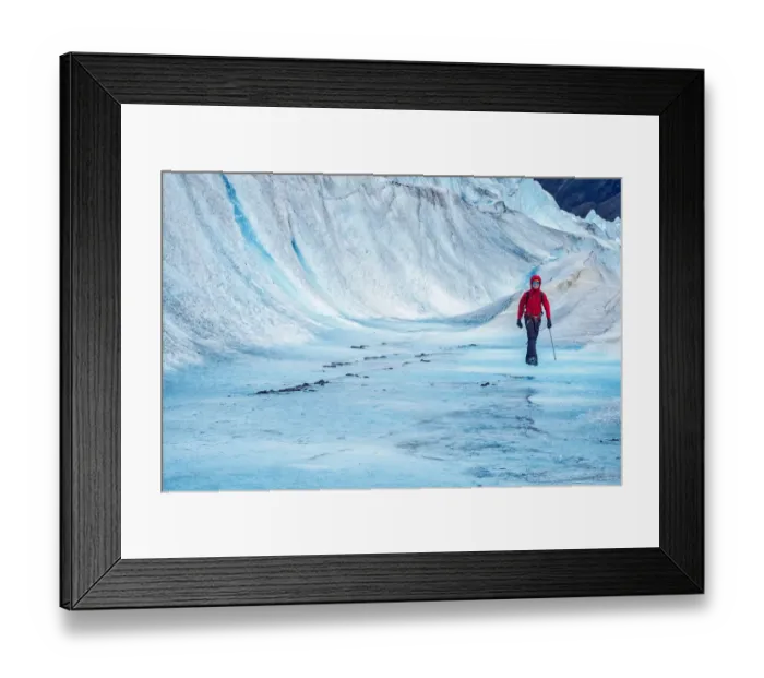 Framed Print : Trekking, Mendenhall Glacier, Juneau, Alaska Framed Print : Trekking, Mendenhall Glacier, Juneau, Alaska