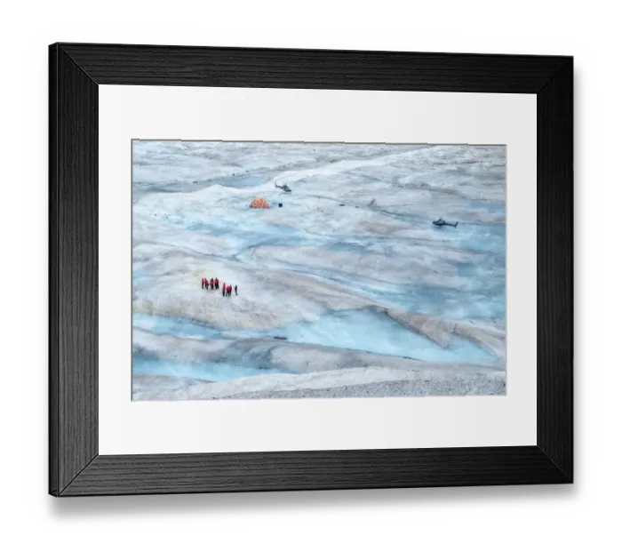 Framed Print : Base camp, Mendenhall Glacier, Juneau, Alaska, USA Framed Print : Base camp, Mendenhall Glacier, Juneau, Alaska, USA