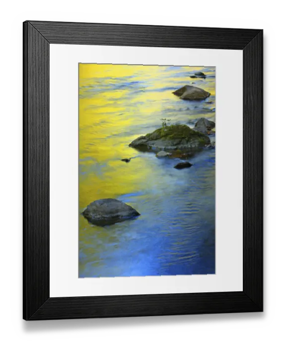 Framed Print : Colors Reflected in Water Framed Print : Colors Reflected in Water