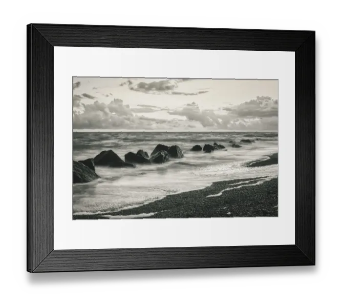 Framed Print : Atlantic Ocean Beach at Sunrise Framed Print : Atlantic Ocean Beach at Sunrise