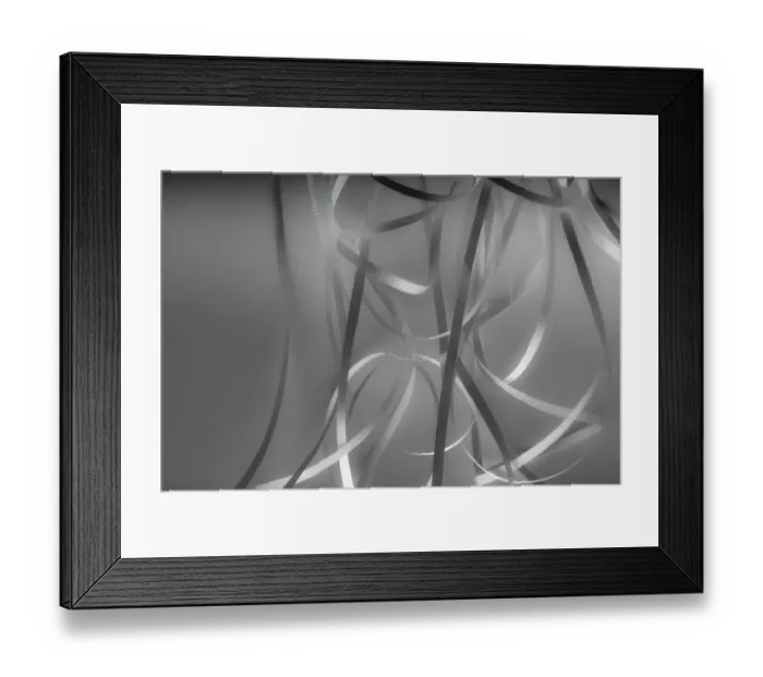 Framed Print : Ribbon and Light Patterns Framed Print : Ribbon and Light Patterns