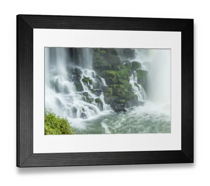 Framed Print : Brazil, Iguazu Falls. Landscape of waterfalls. Credit as Framed Print : Brazil, Iguazu Falls. Landscape of waterfalls. Credit as