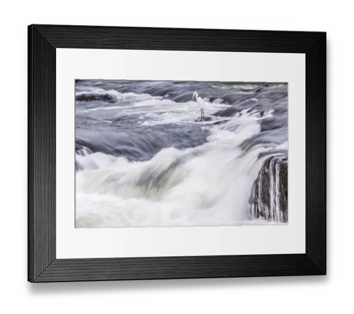 Framed Print : Brazil, Iguazu Falls. Landscape of waterfalls. Credit as