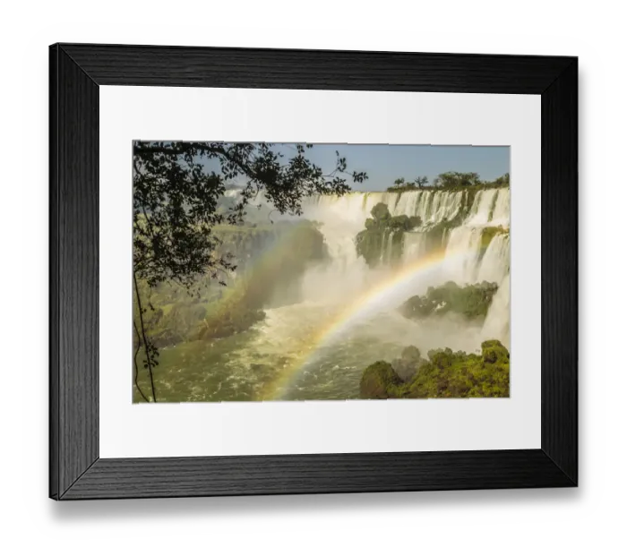 Framed Print : Brazil, Iguazu Falls. Landscape of waterfalls. Credit as Framed Print : Brazil, Iguazu Falls. Landscape of waterfalls. Credit as