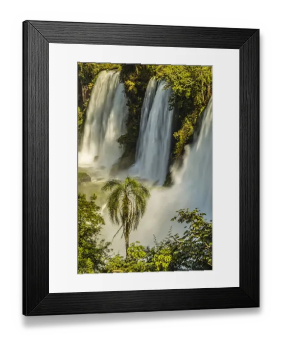 Framed Print : Brazil, Iguazu Falls. Landscape of waterfalls. Credit as Framed Print : Brazil, Iguazu Falls. Landscape of waterfalls. Credit as