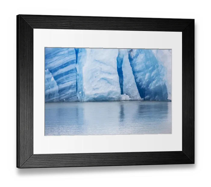 Framed Print : Located within the Parc Nacional Torres del Paine is the Grey Glacier Framed Print : Located within the Parc Nacional Torres del Paine is the Grey Glacier