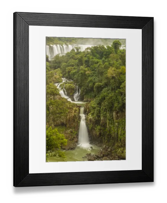 Framed Print : Brazil, Iguazu Falls. Landscape of waterfalls. Credit as Framed Print : Brazil, Iguazu Falls. Landscape of waterfalls. Credit as