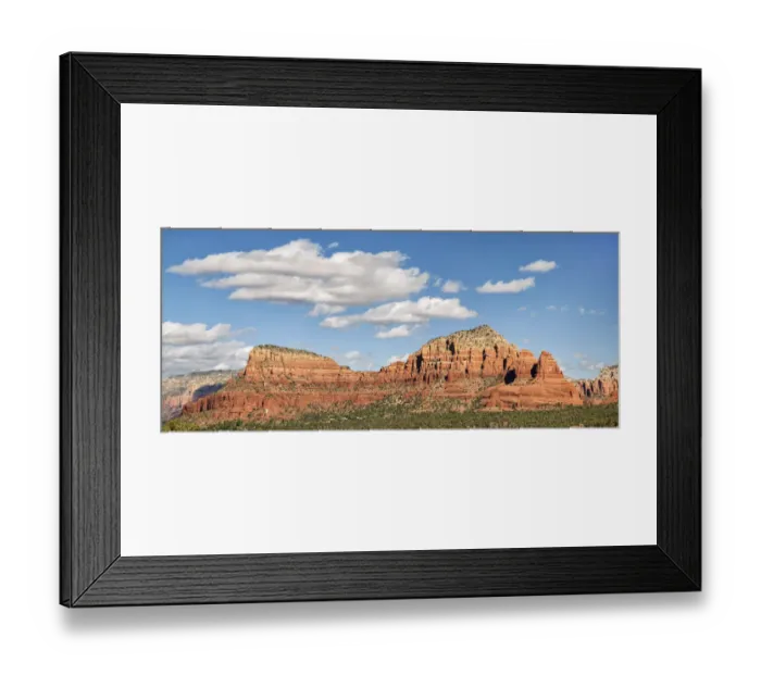 Framed Print : USA, Arizona, Sedona, Panoramic view of Twin Buttes and The Nuns Framed Print : USA, Arizona, Sedona, Panoramic view of Twin Buttes and The Nuns