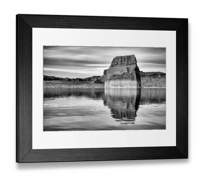Framed Print : USA, Arizona, Page, Lone Rock at Lake Powell Framed Print : USA, Arizona, Page, Lone Rock at Lake Powell