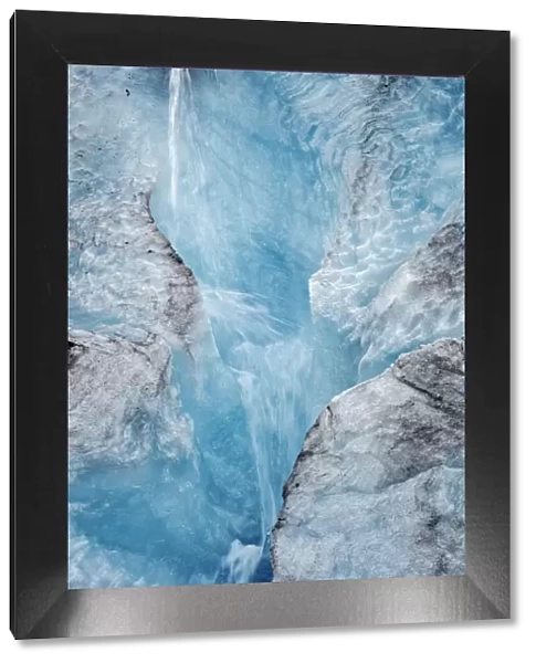 Ice melt, Mendenhall Glacier, Juneau, Alaska, USA