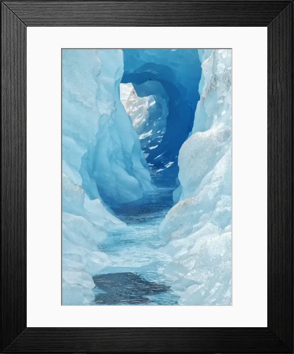 Framed Print : Glacial tube, Mendenhall Glacier, Juneau, Alaska, USA Framed Print : Glacial tube, Mendenhall Glacier, Juneau, Alaska, USA
