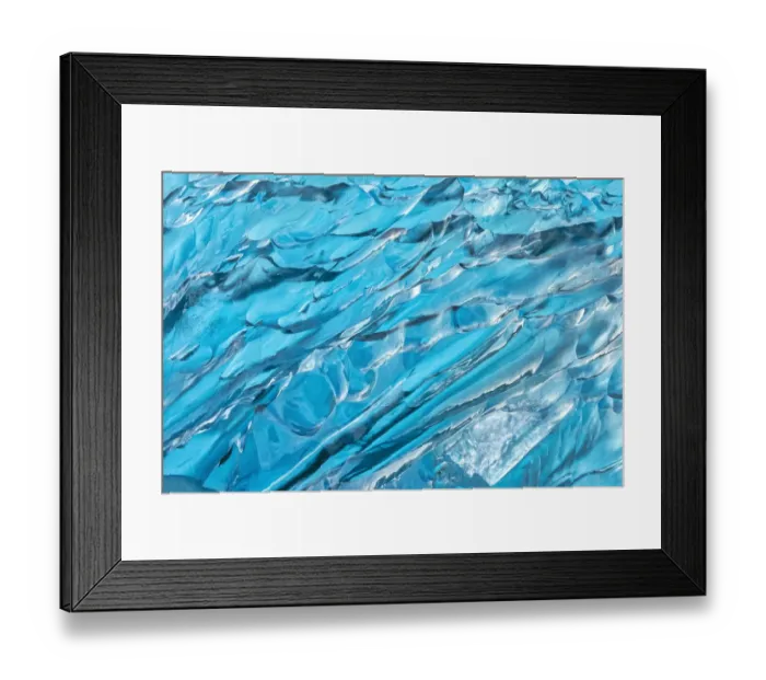 Framed Print : Glacial Ice No. 4 Framed Print : Glacial Ice No. 4