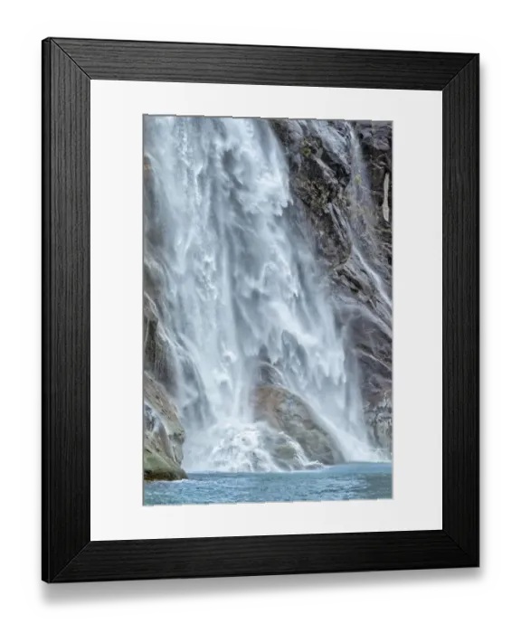 Framed Print : Waterfall, LeConte Bay, Alaska, USA Framed Print : Waterfall, LeConte Bay, Alaska, USA