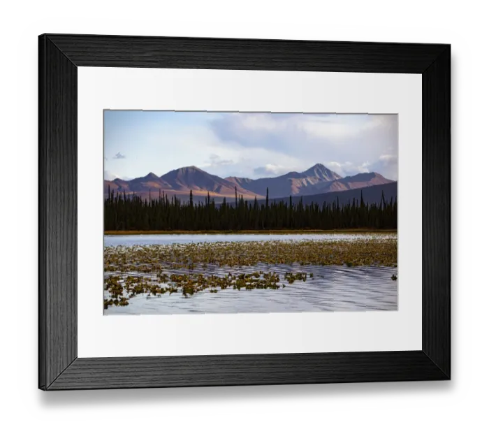 Framed Print : Wrangell Mountains, Alaska, USA