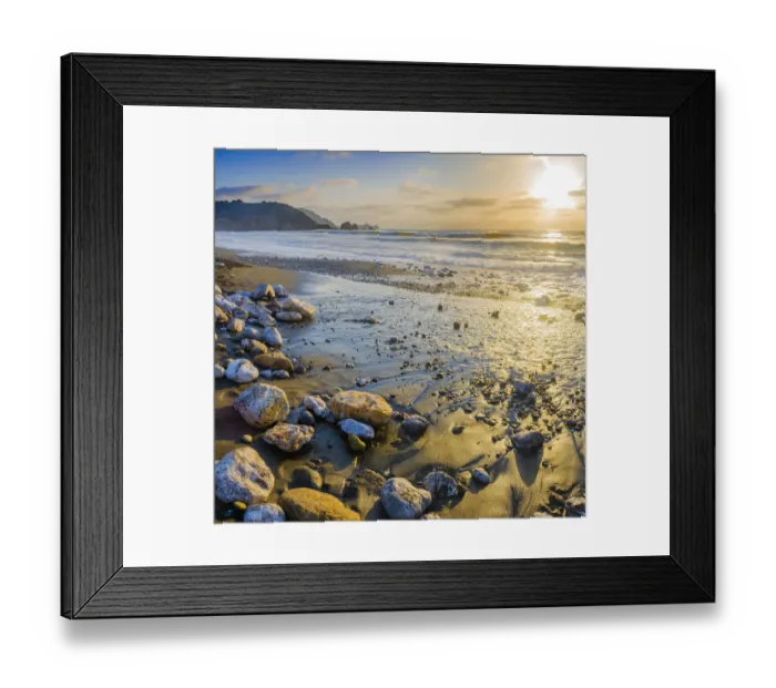 Framed Print : Rockaway Beach Sunset, Pacifica, California, USA