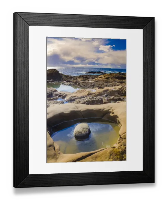 Framed Print : Tidepool, Point Lobos State Natural Reserve, California, USA