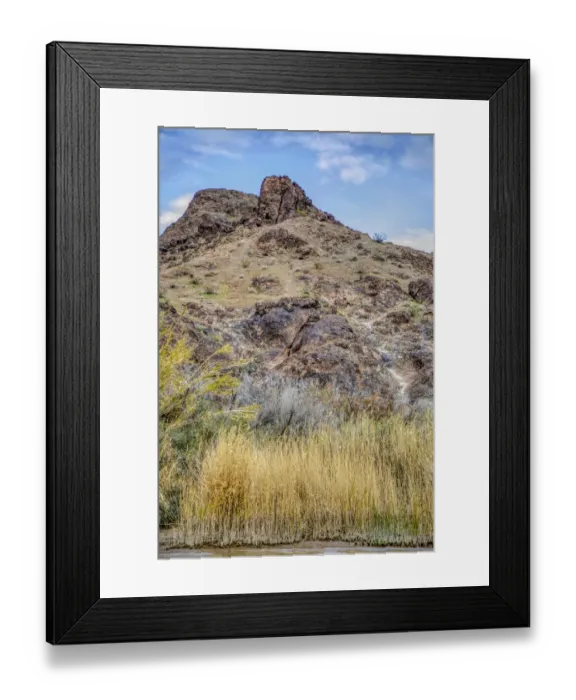 Framed Print : USA, Arizona. Ancient petroglyphs on rocks. Credit as Fred Lord  /  Jaynes Gallery  / 