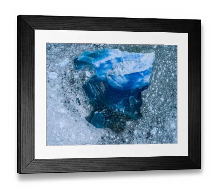 Framed Print : USA, Alaska, Aerial view of shattered icebergs floating near calving face of LeConte Framed Print : USA, Alaska, Aerial view of shattered icebergs floating near calving face of LeConte